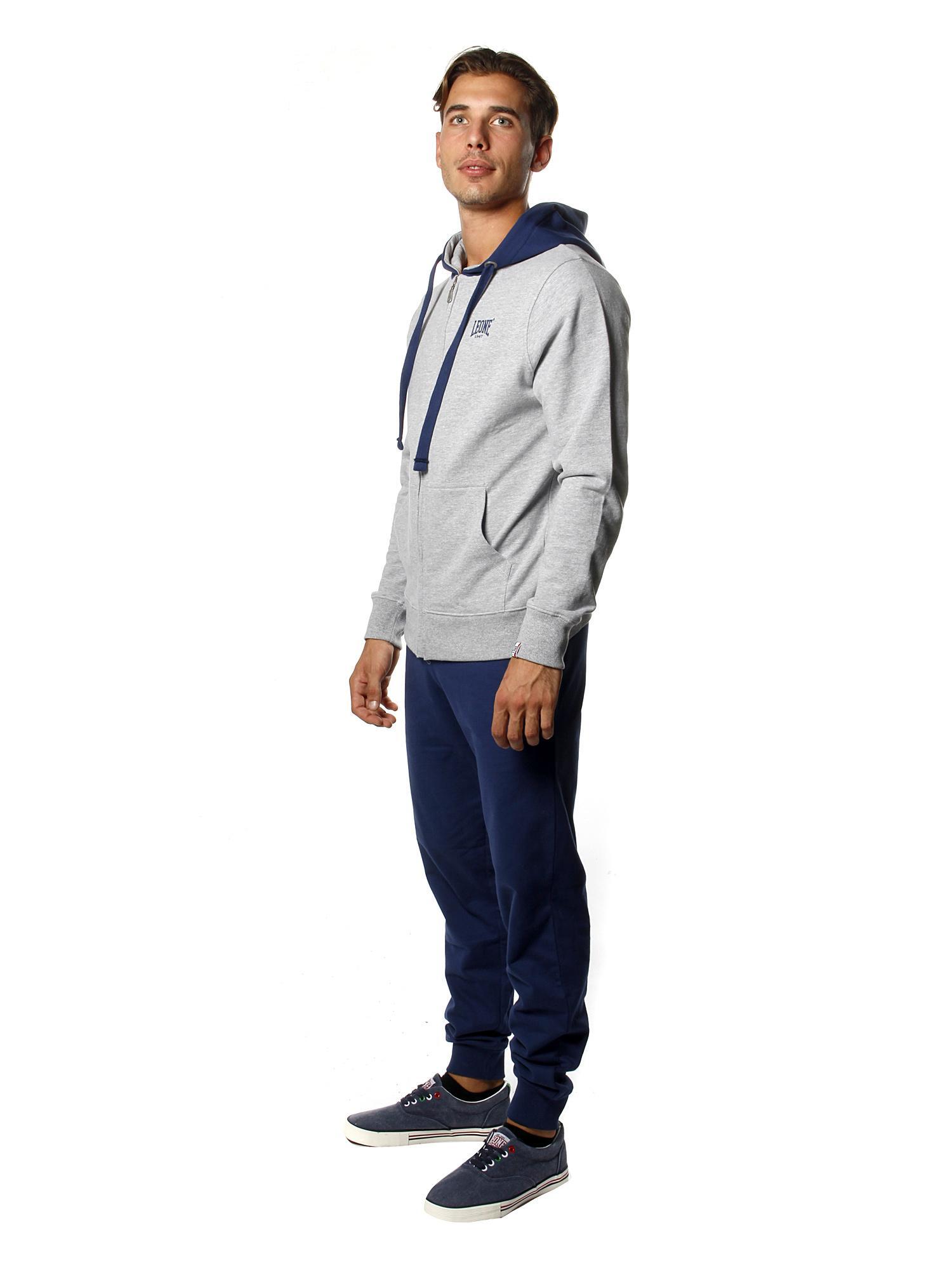Tuta da uomo con cappuccio e zip Leone 1947 Apparel Vintage Small Logo 2/5