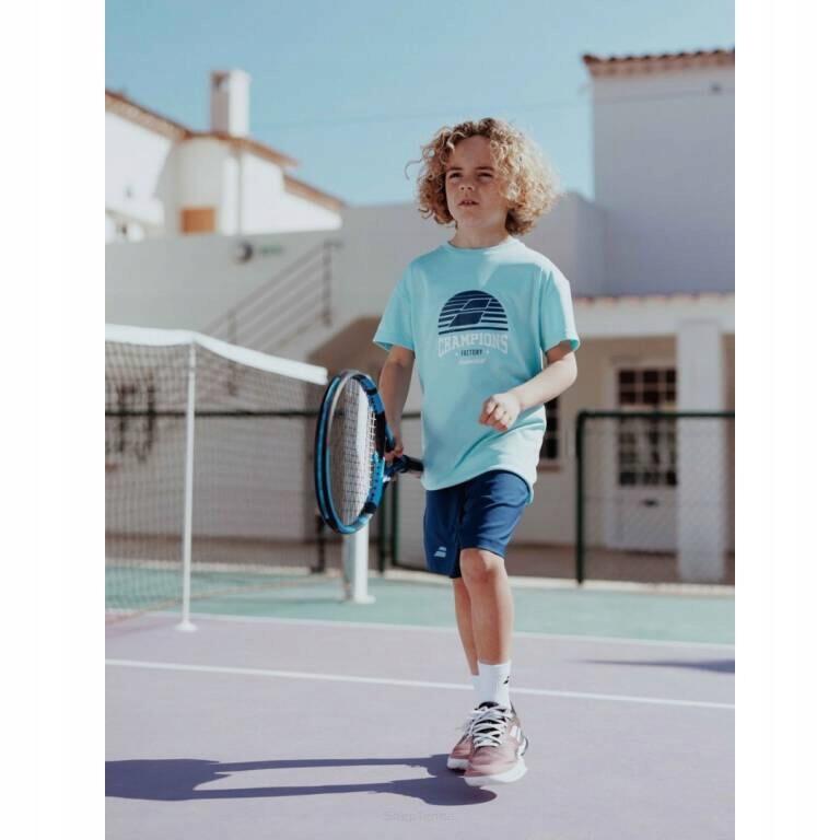 BOYS' BABOLAT EXS GRAPHIC TEE 6/6
