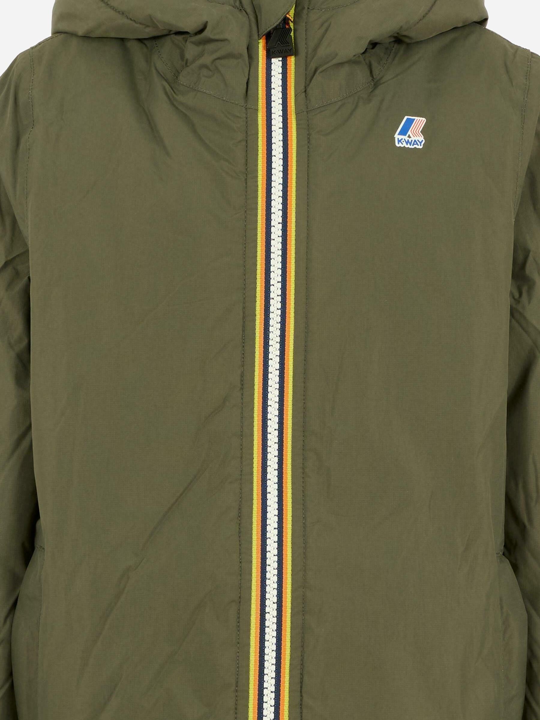 Blouson garçon K-WAY P. Le Vrai 4.0 Eiffel Ors Wmr Green Blackish 3/3