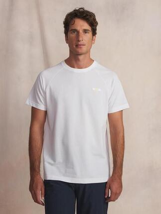 T-shirt manches courtes homme MAELLTEE Blanc - coupe ajustée