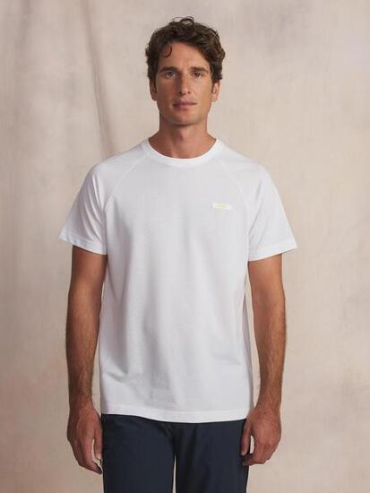 T-shirt manches courtes homme MAELLTEE Blanc - coupe ajustée