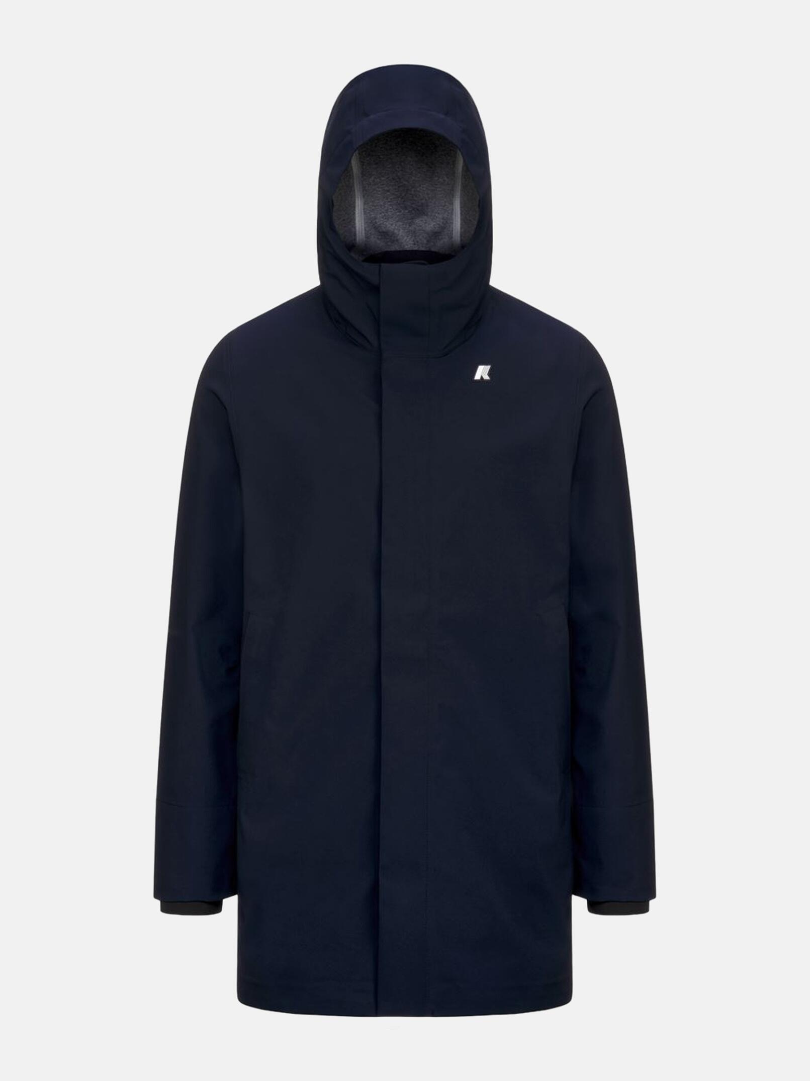 Parka K-WAY Thommy Bonded Jersey K89 Depht Blue 1/4