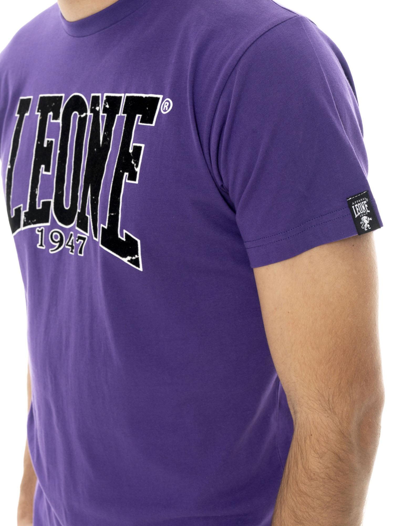 T-shirt homme à manches courtes en coton avec imprimé floqué New Era 1947 Leone 3/5