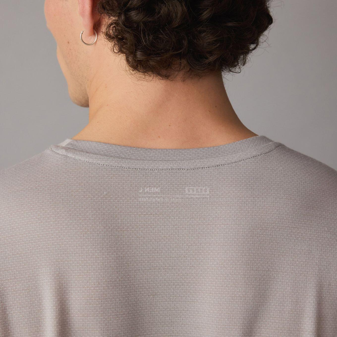Camiseta de manga corta ION Ionic Merino gris para hombre 3/7