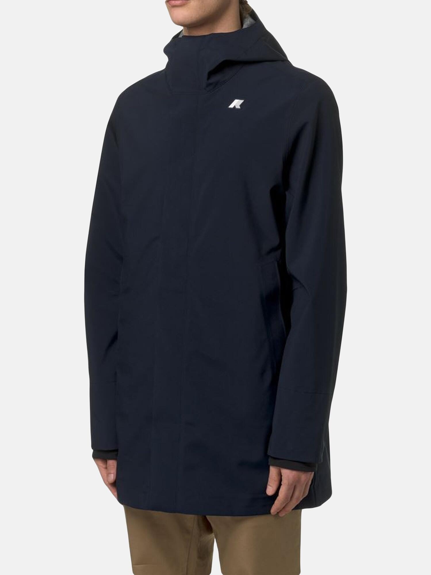 Parka K-WAY Thommy Bonded Jersey K89 Depht Blue 2/4