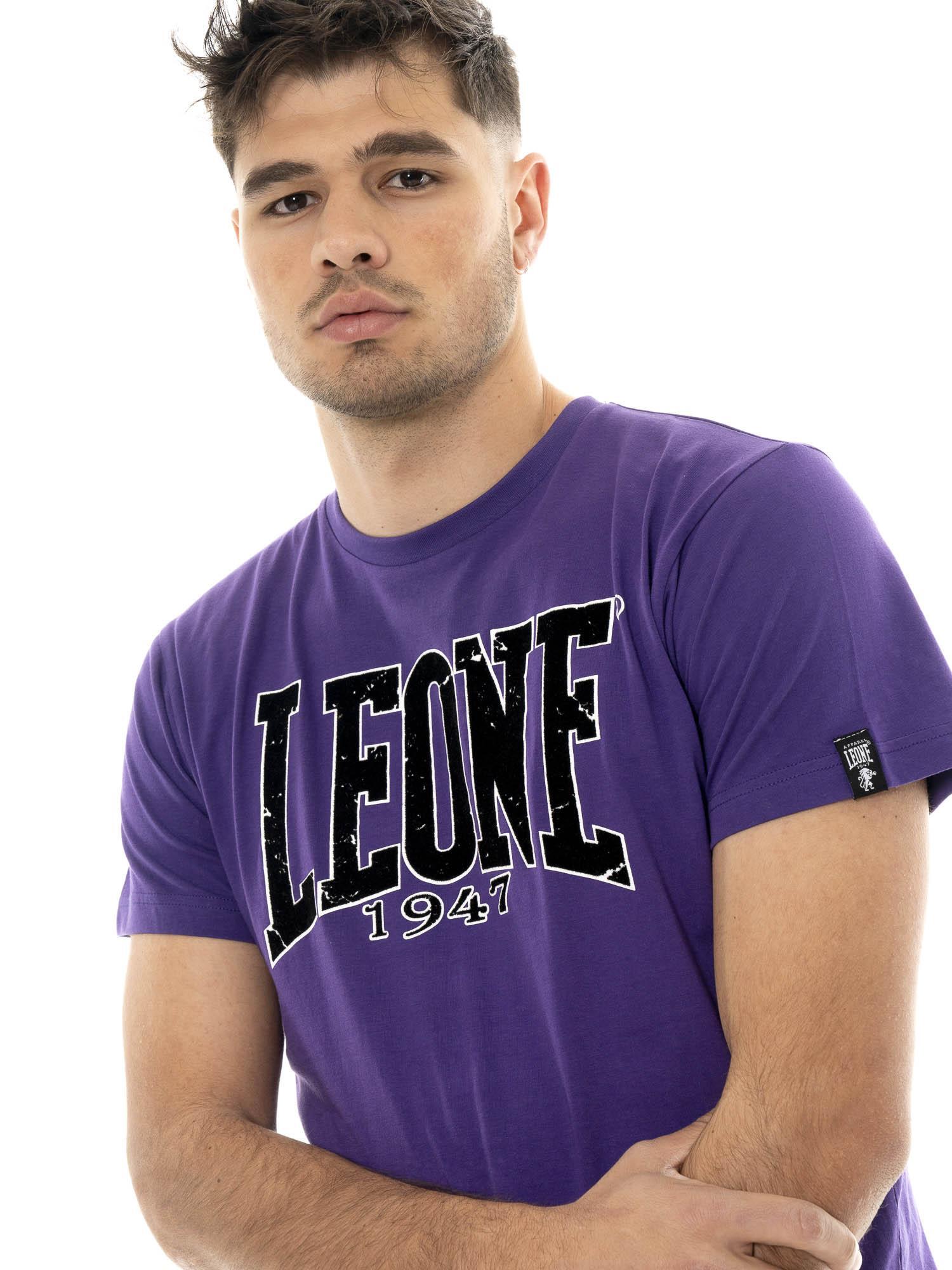 T-shirt homme à manches courtes en coton avec imprimé floqué New Era 1947 Leone 5/5