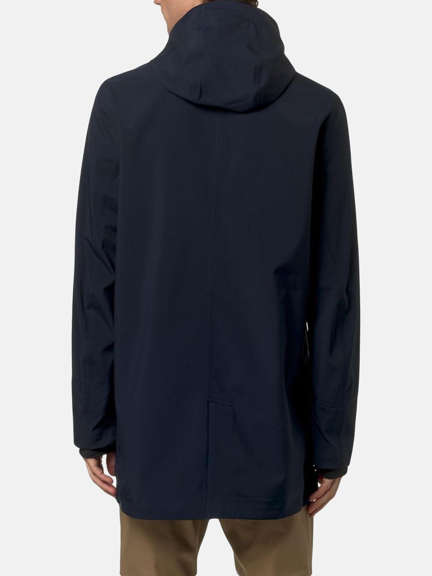 Parka K-WAY Thommy Bonded Jersey K89 Depht Blue 4/4