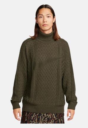 Nike Sportswear - Pull M NL CABLE KNIT TURTLENECK en Acrylique pour homme