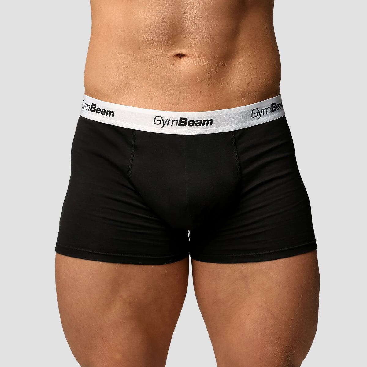 Bokserki męskie fitness czarne Essentials 3-pak 2/7