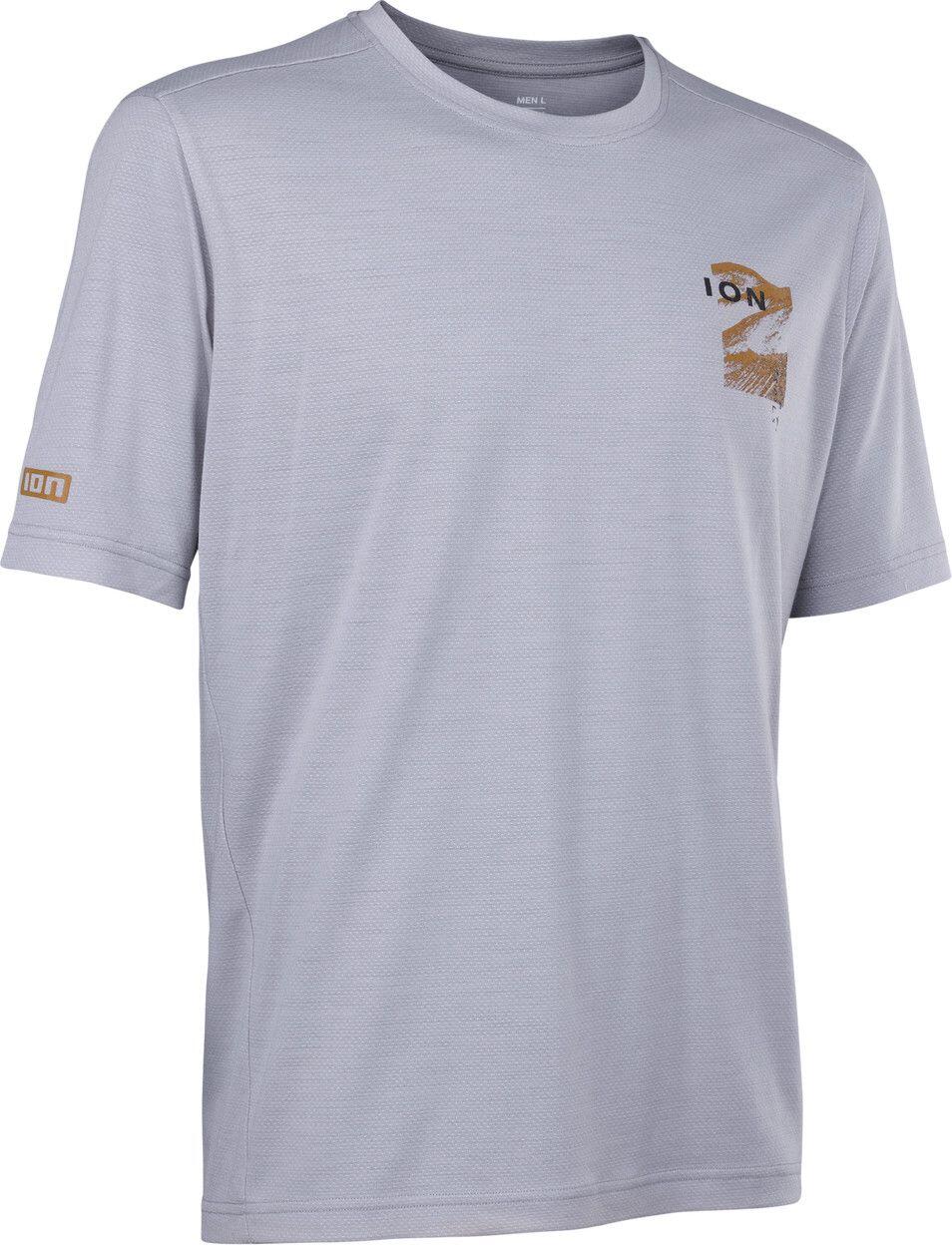 Camiseta de manga corta ION Ionic Merino gris para hombre 6/7