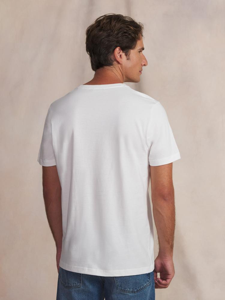 T-shirt manches courtes homme GREIGTEE Arctique - coupe ajustée, 100% coton 2/4
