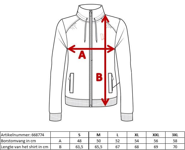 Dames multisport stretch vest met kraag. 5/5