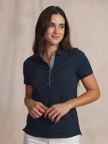 Polo manches courtes Femme LIZZIPOL Navy