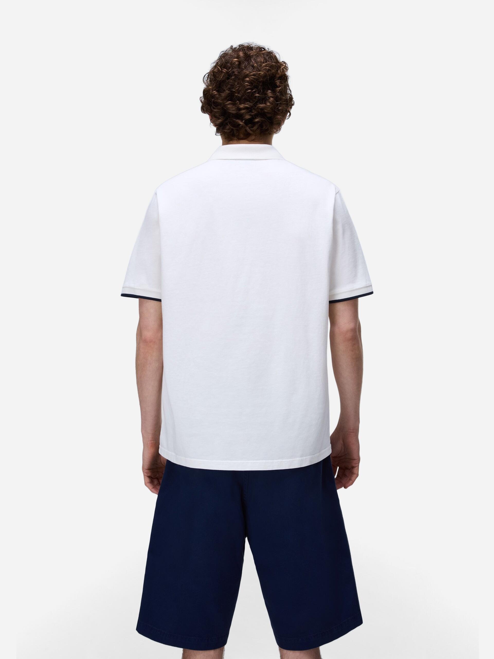 Polo Napapijri E-badge Ss 1 White Heron 2/6