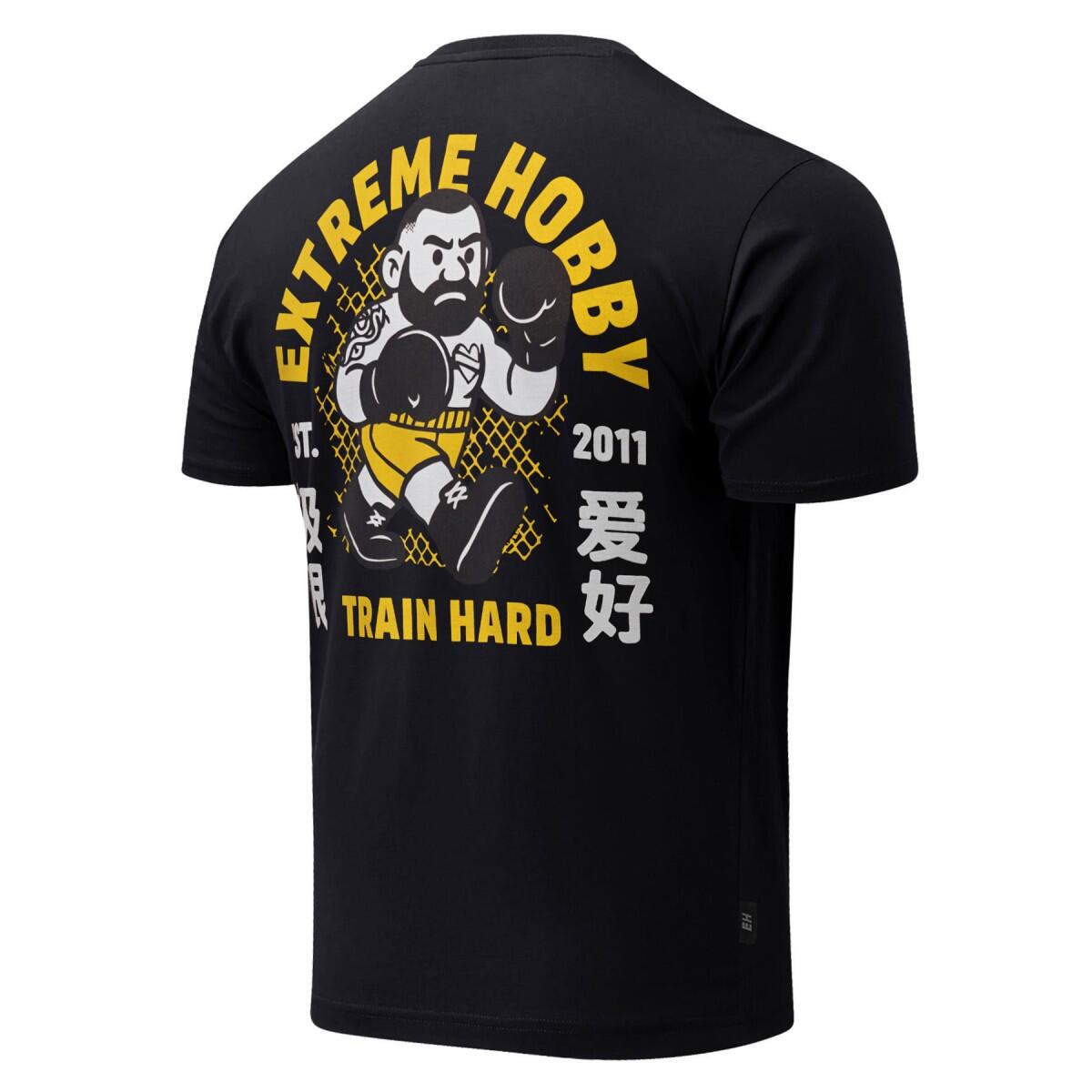T-shirt en coton pour hommes EXTREME HOBBY TRAIN HARD 2/7