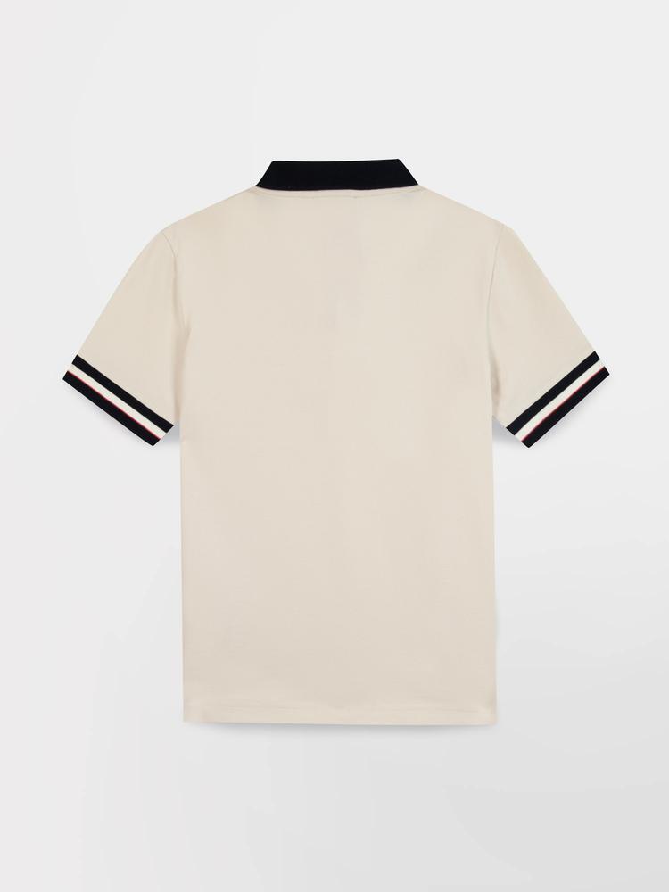 Polo manches courtes Femme MAGGYPOL Craie - 97% coton 3% élasthanne 4/5