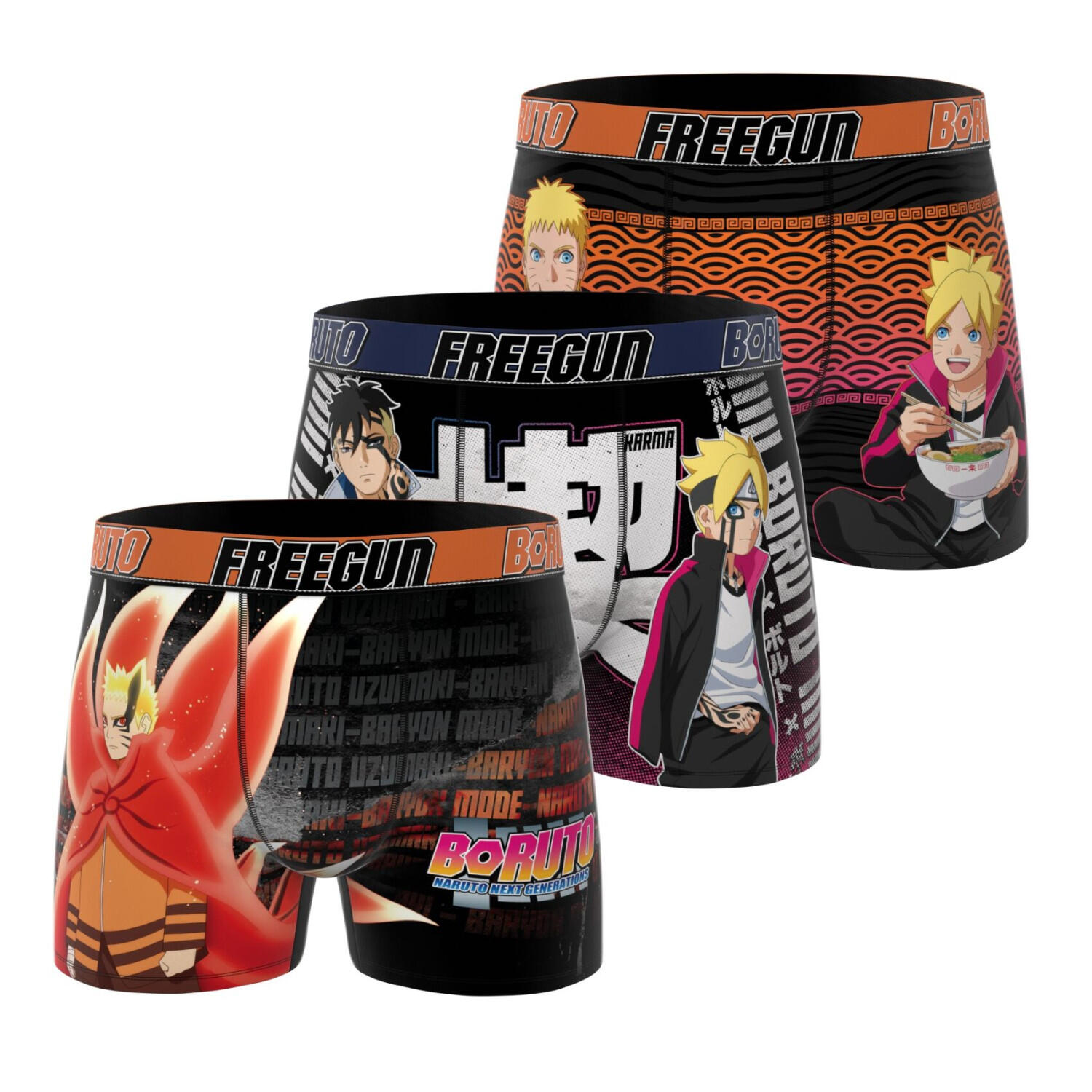Lot de 3 boxers homme Boruto 1/5
