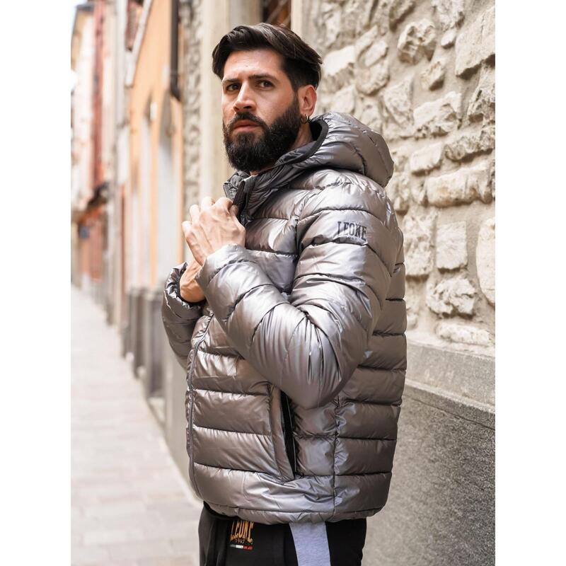 Geacă Leone Basic Silver Down pentru bărbați