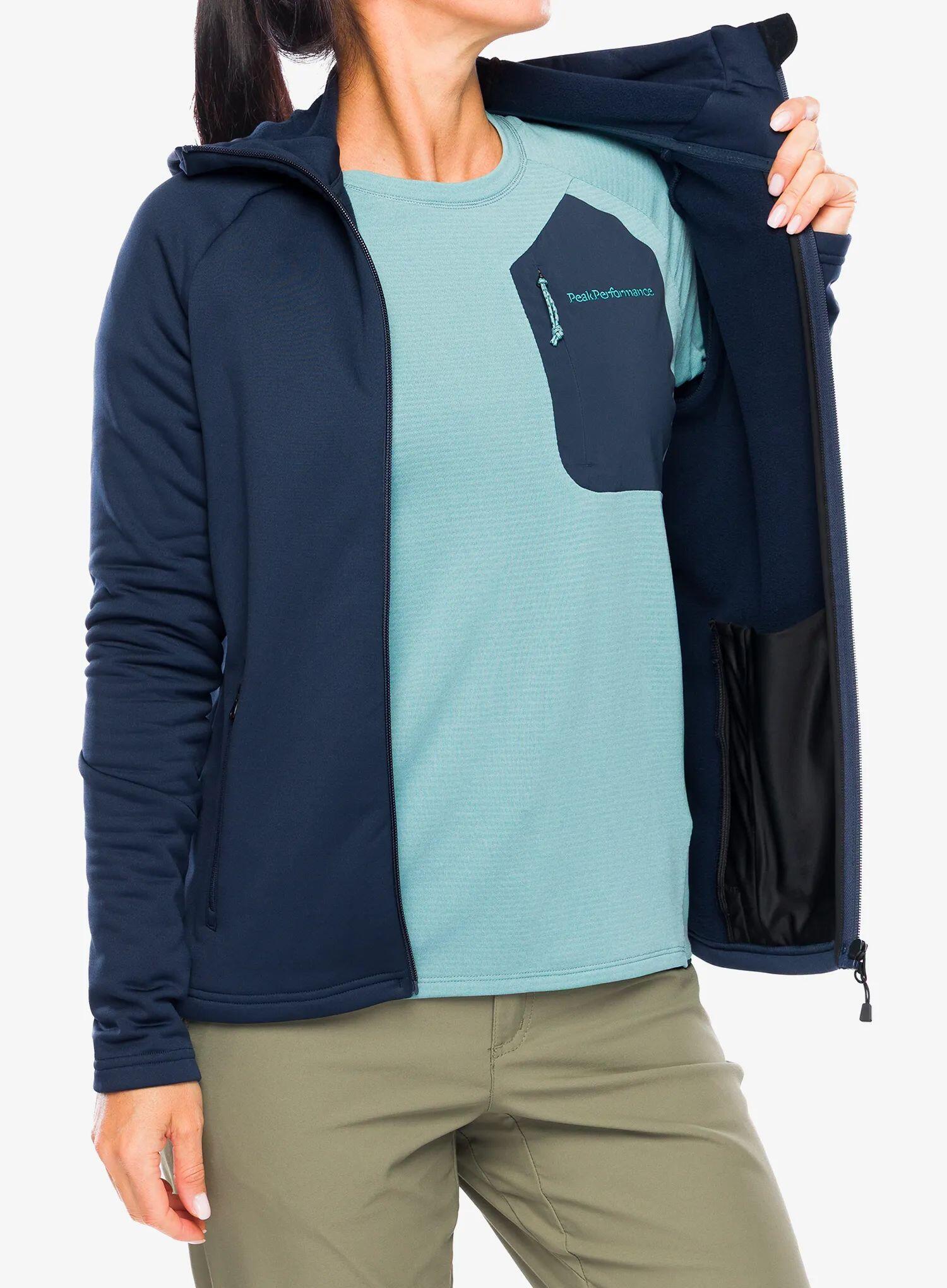 Bluza rozpinana damska Peak Performance Rider Essentials Zip Hood 4/7