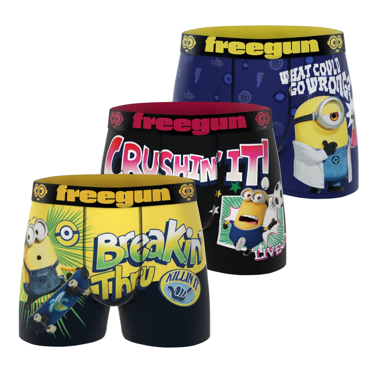 Lot de 3 boxers junior Despicable me 1/5