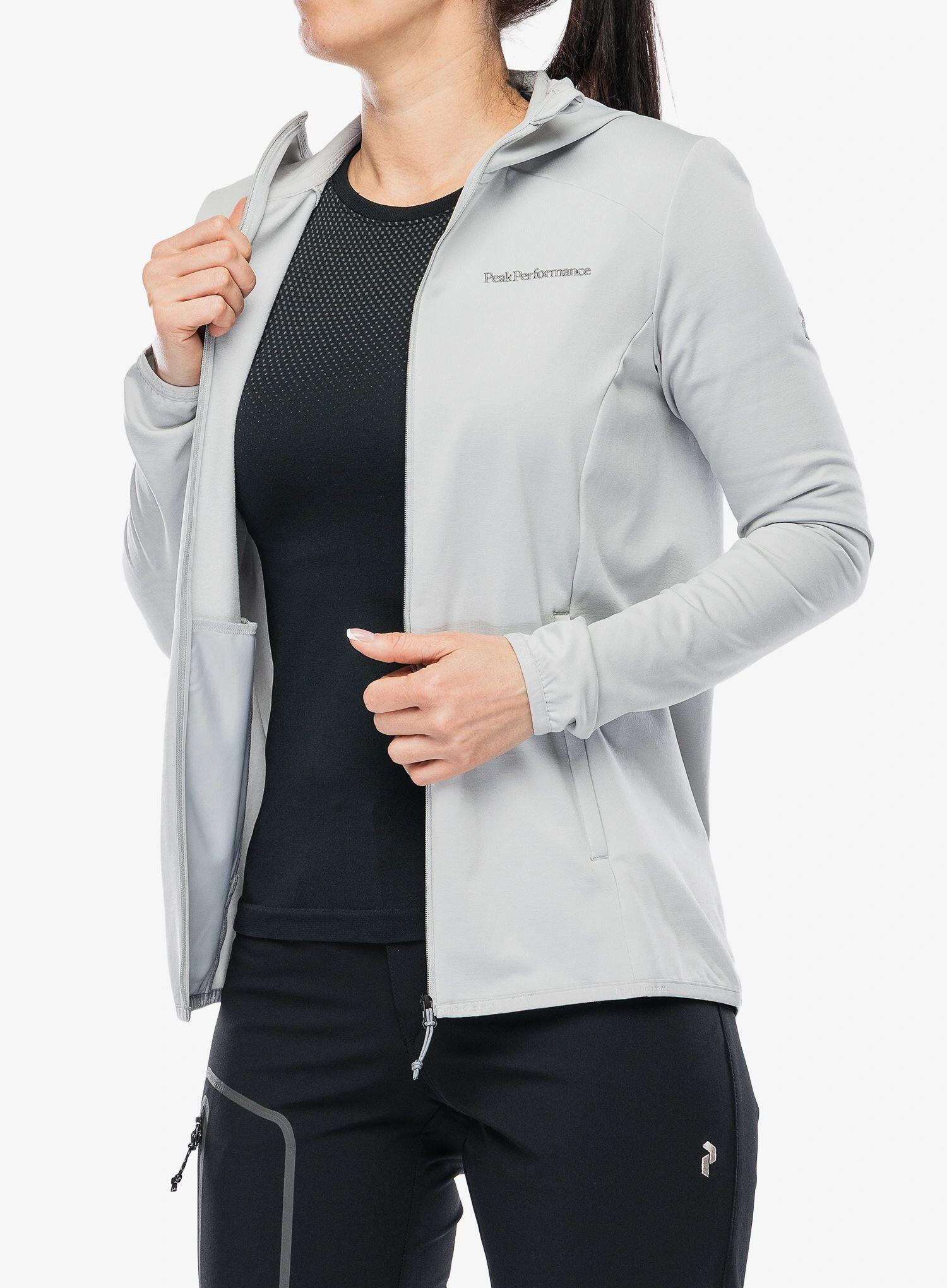 Bluza damska z kapturem Peak Performance Light Zip Hood 4/7