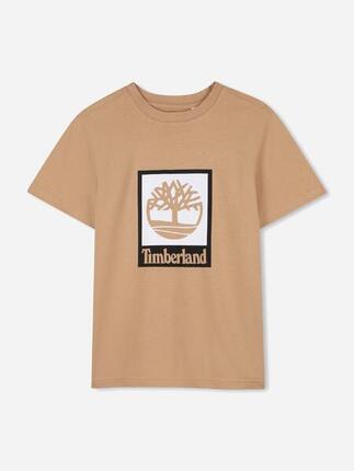 Tee Shirt Garçon Timberland T60969 230 Biscuit