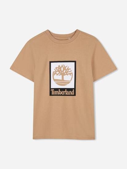Tee Shirt Garçon Timberland T60969 230 Biscuit