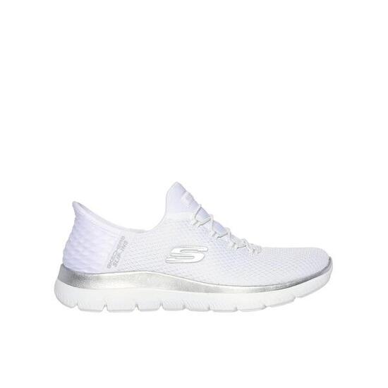 Zapatillas Sckechers Mujer Slip-ins Summits Diamond Dream Blanco