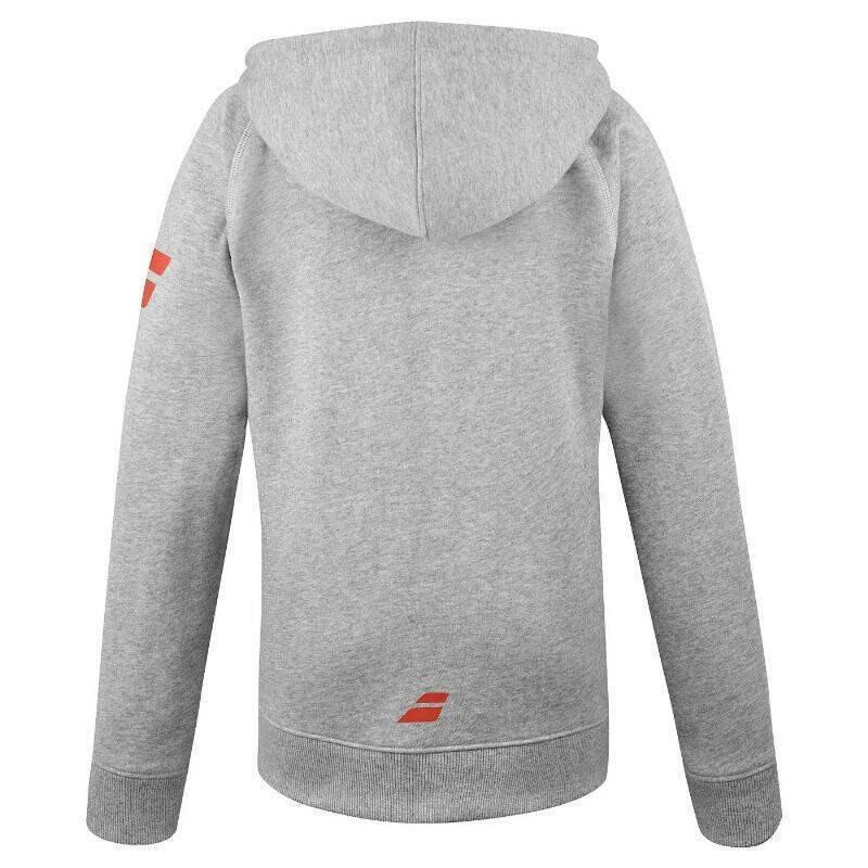 Bluza tenisowa Babolat Exercise Hood Jacket Jr 3/5
