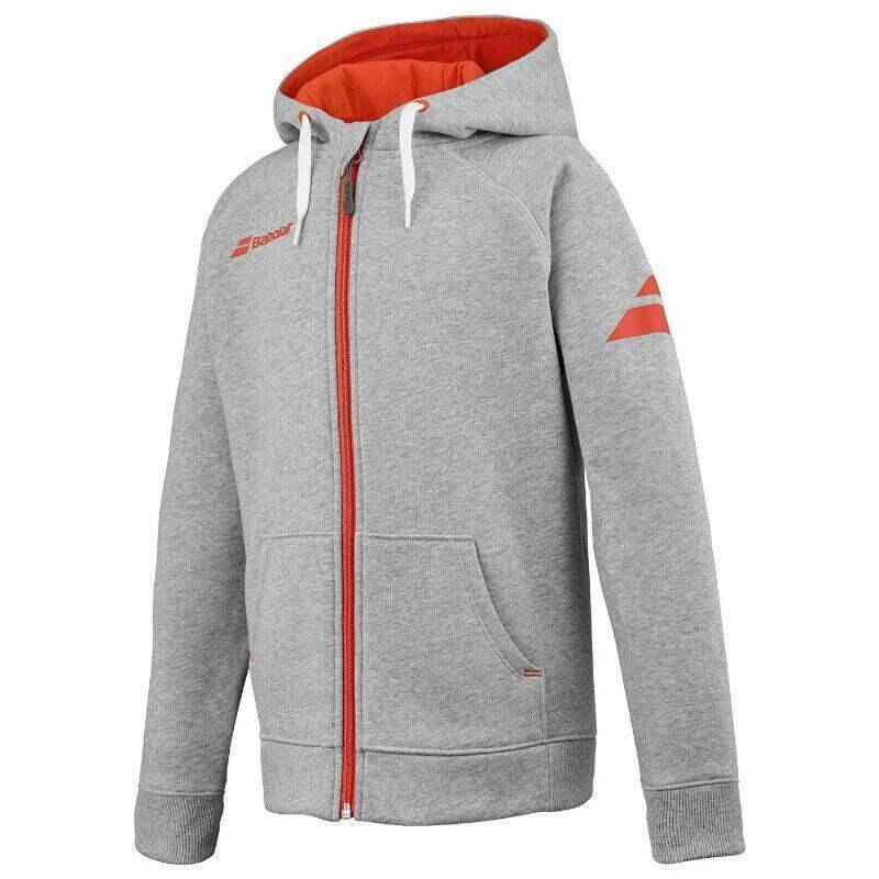 Bluza tenisowa Babolat Exercise Hood Jacket Jr 2/5