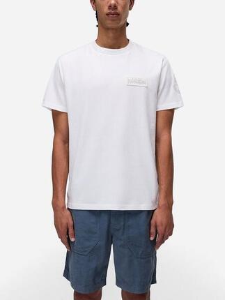 Tee Shirt Napapijri S-amundsen 1 White Heron