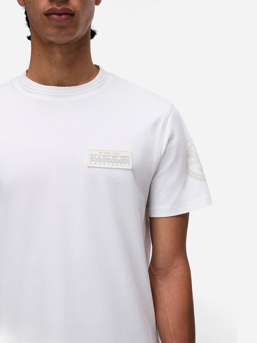 Tee Shirt Napapijri S-amundsen 1 White Heron 3/7
