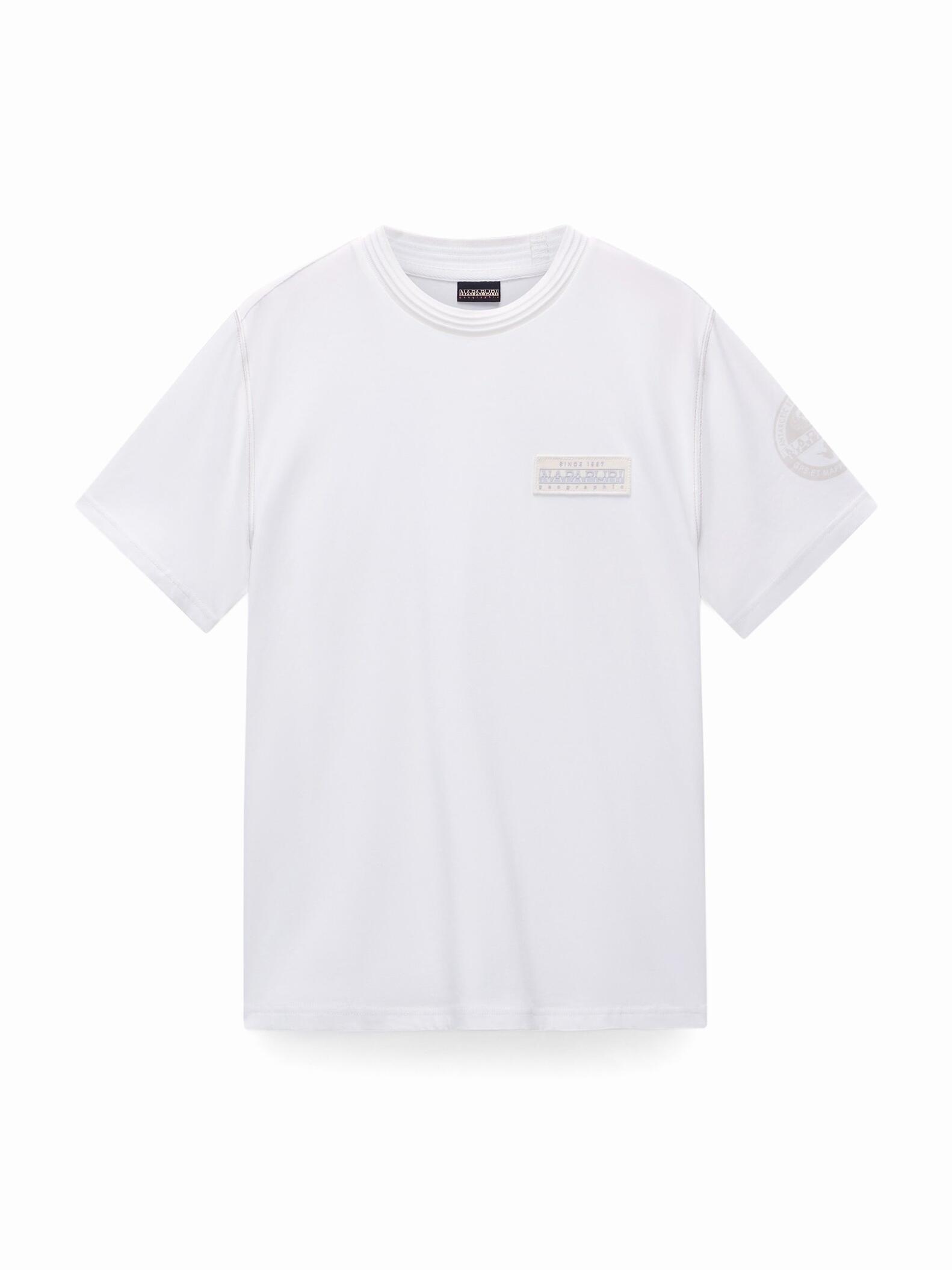 Tee Shirt Napapijri S-amundsen 1 White Heron 5/7
