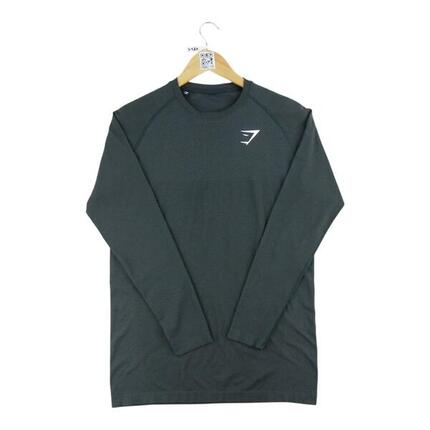 Second life - T-shirt męski Gymshark na siłownię czarny - Jak nowy