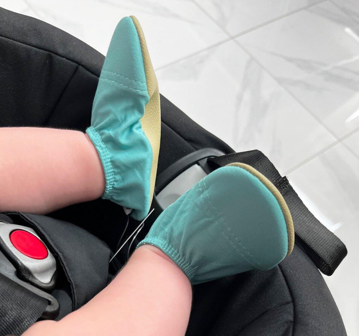 Waterschoenen met anti-slip zool Mint Blue INF 2/2
