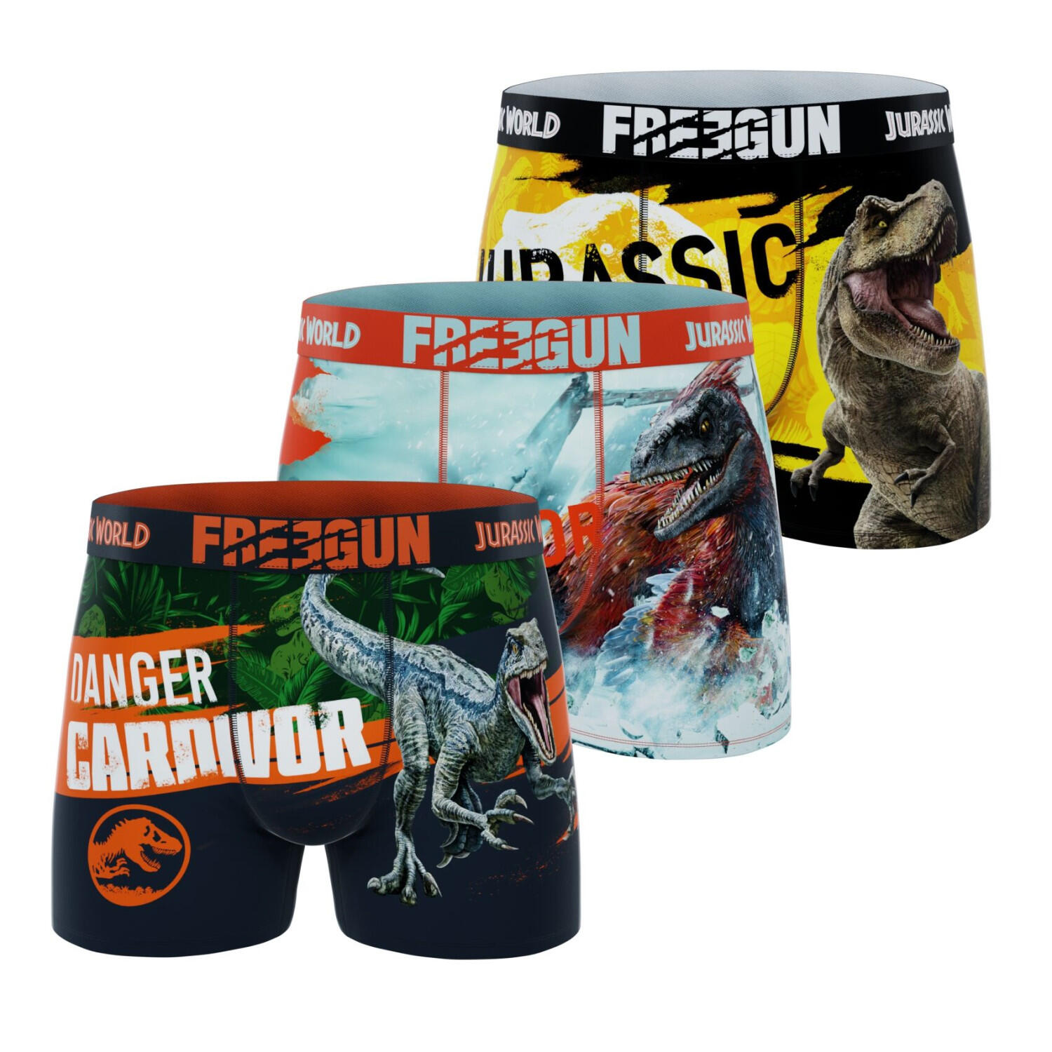 Lot de 3 boxers junior Jurassic 1/5
