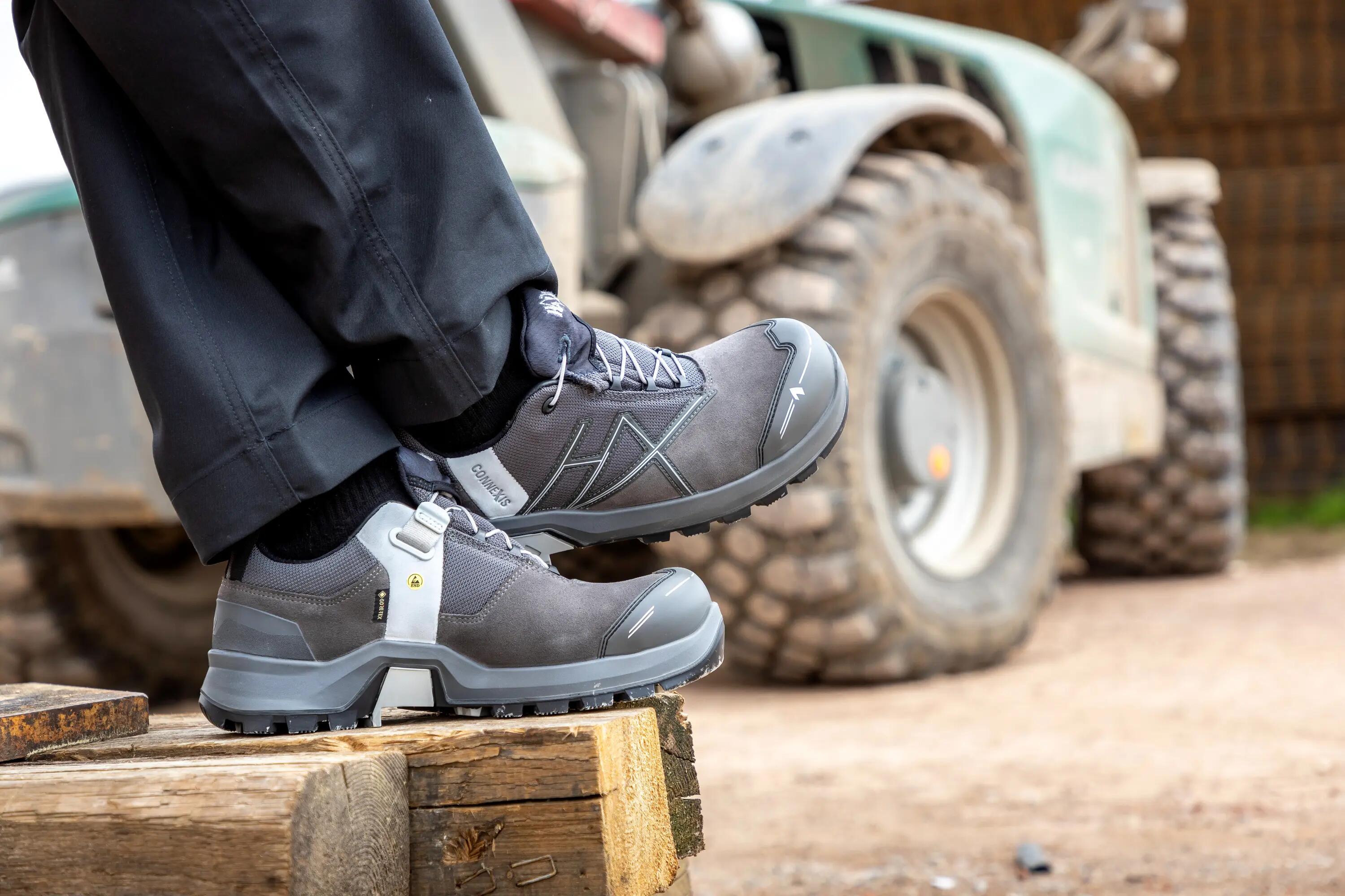 HAIX Zapatos de seguridad Haix CONNEXIS Safety+ GTX gris/plata bajo 3/5