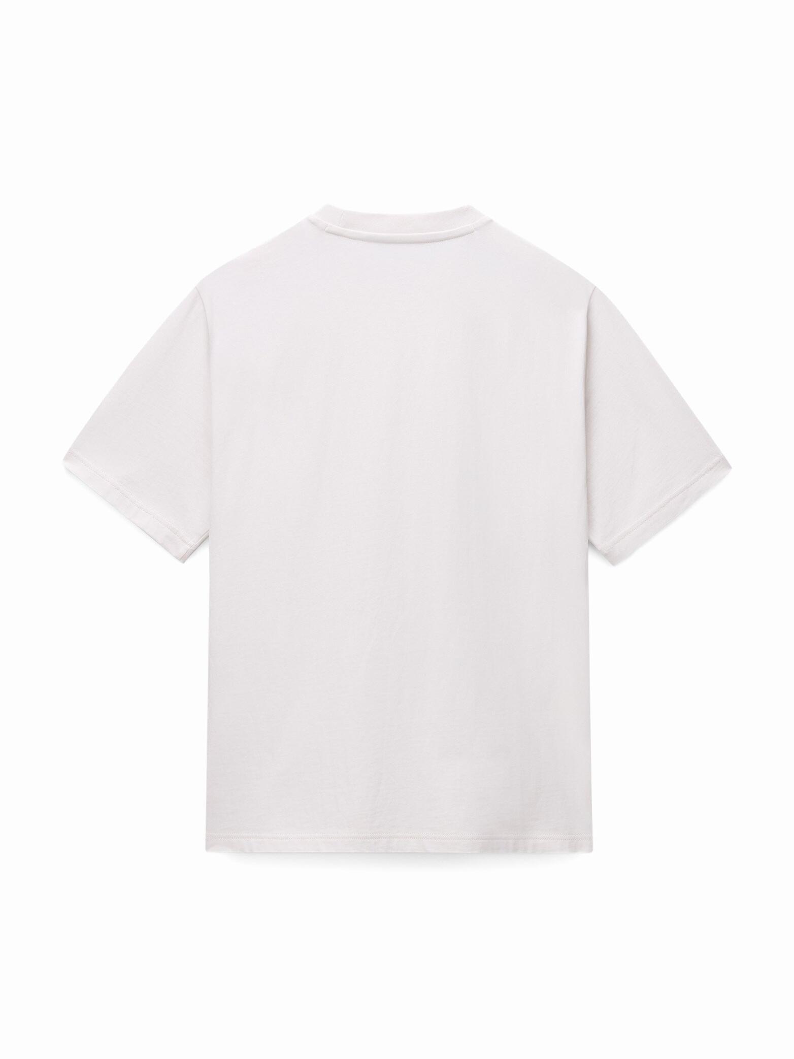 Tee Shirt Napapijri S-box Logo Ss 1 White Whisper 6/6
