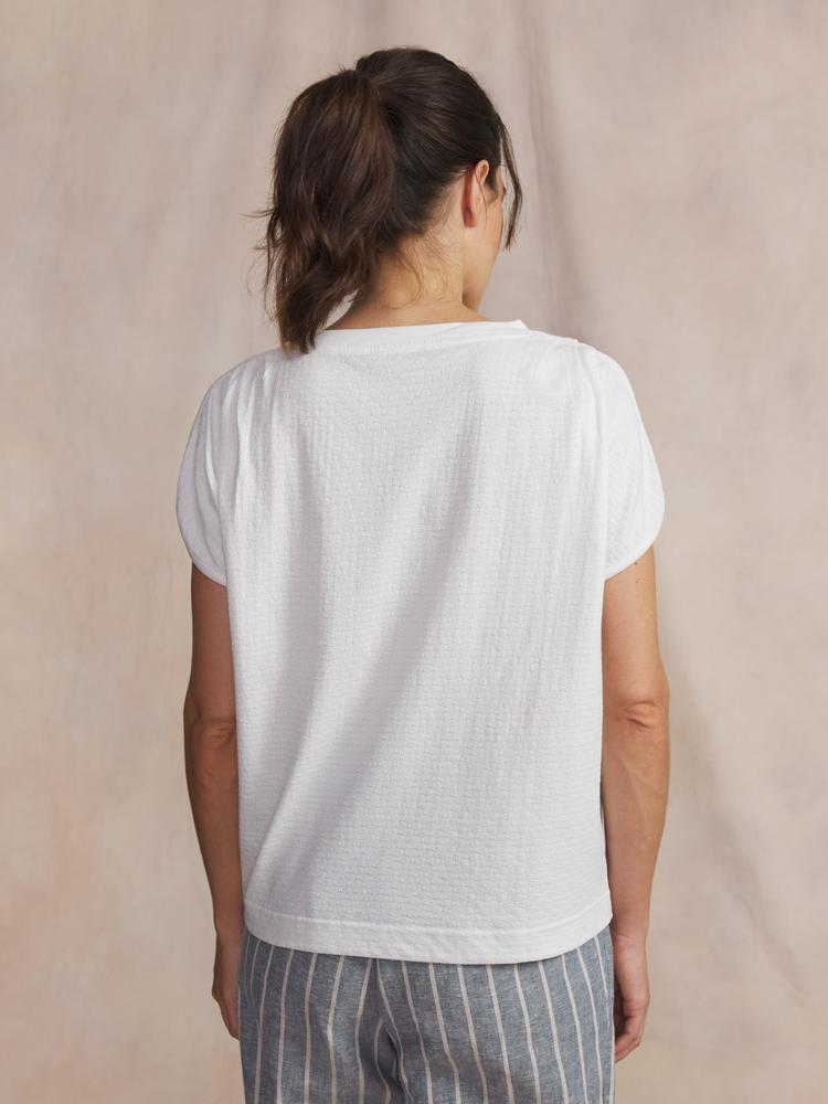 T-shirt manches courtes femme ROMMYTEE Arctique - 100% coton 2/5