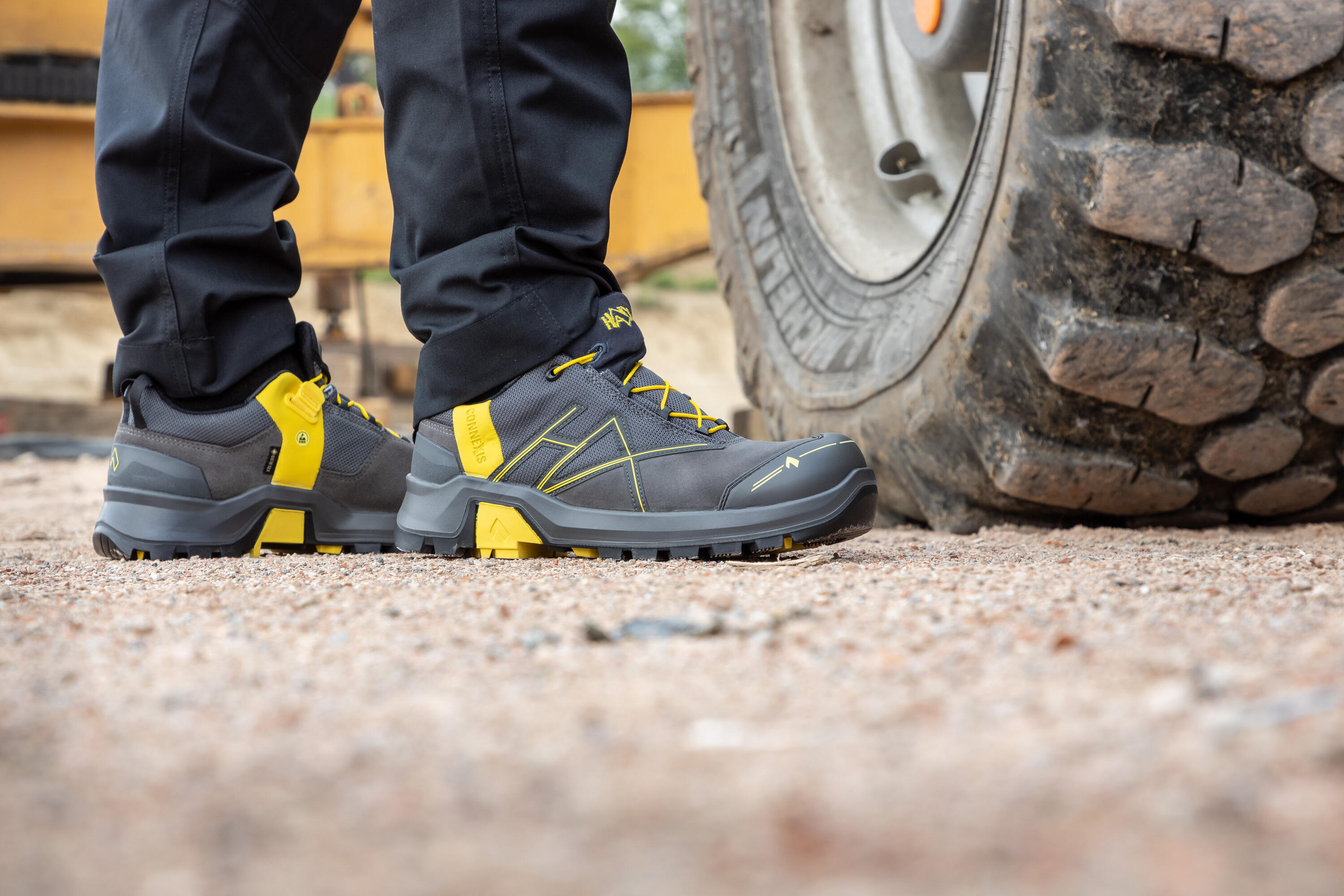 HAIX Veiligheidsschoenen Haix CONNEXIS Safety+ GTX laaggrijs/geel 4/4