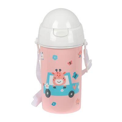 Borraccia Thermos Bambini Unicornio Rosa acciaio inossidabile con manico e