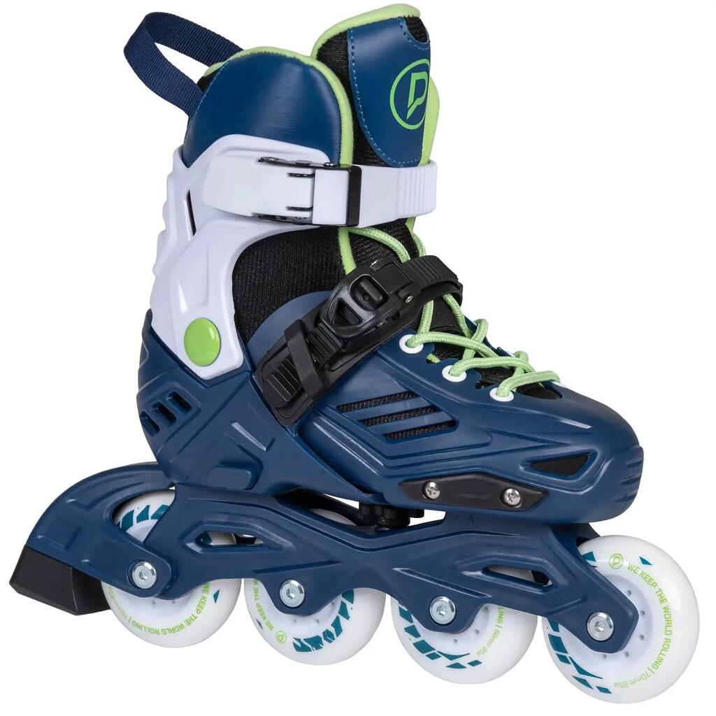 POWERSLIDE Khaan LTD Adjustable Kids 62/64/68/70/72/74/76 mm Blue Roller Skates