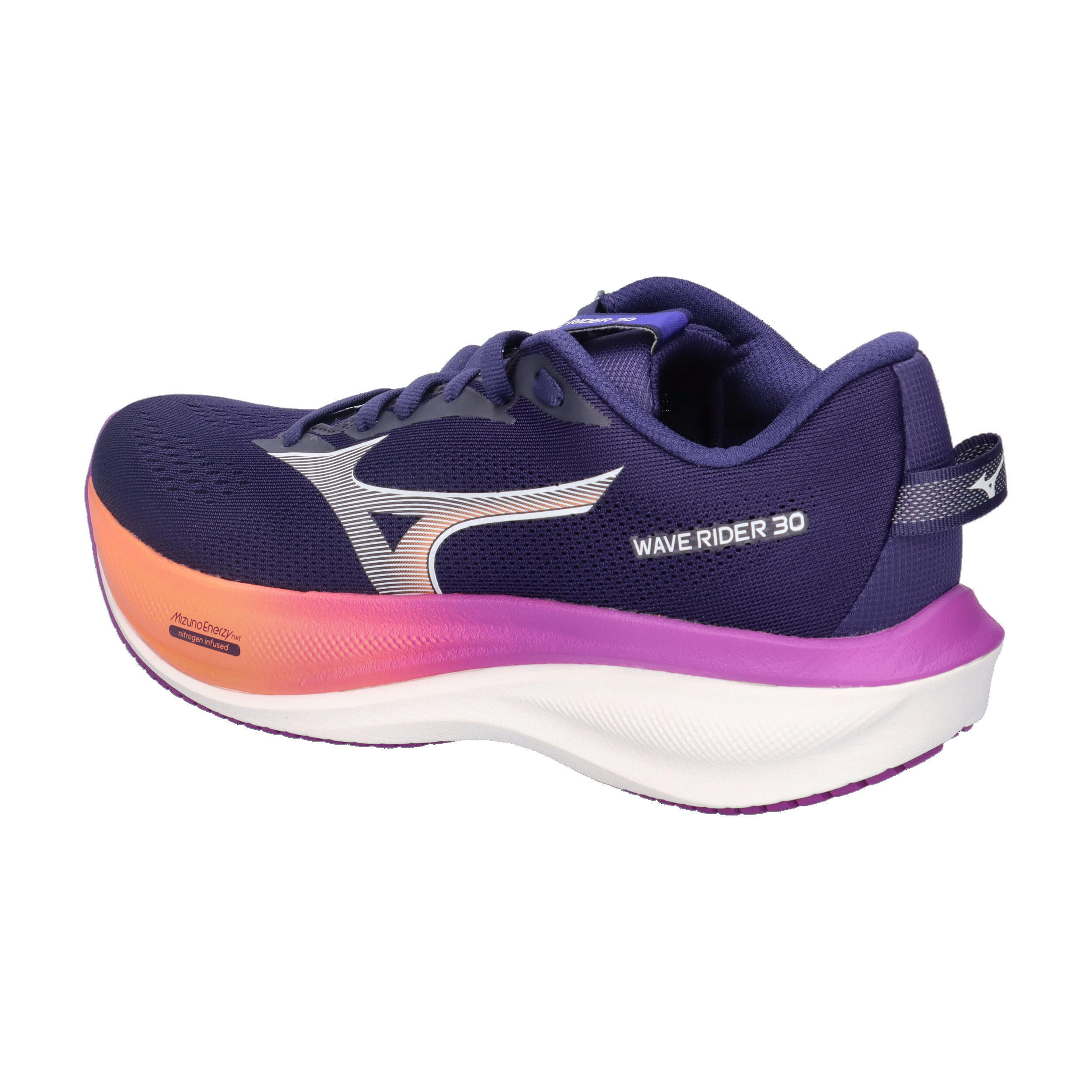Mizuno Damen Wave Rider 30 Laufschuh J1GM262074 Rhodonite/White/Fircecracker 11/15