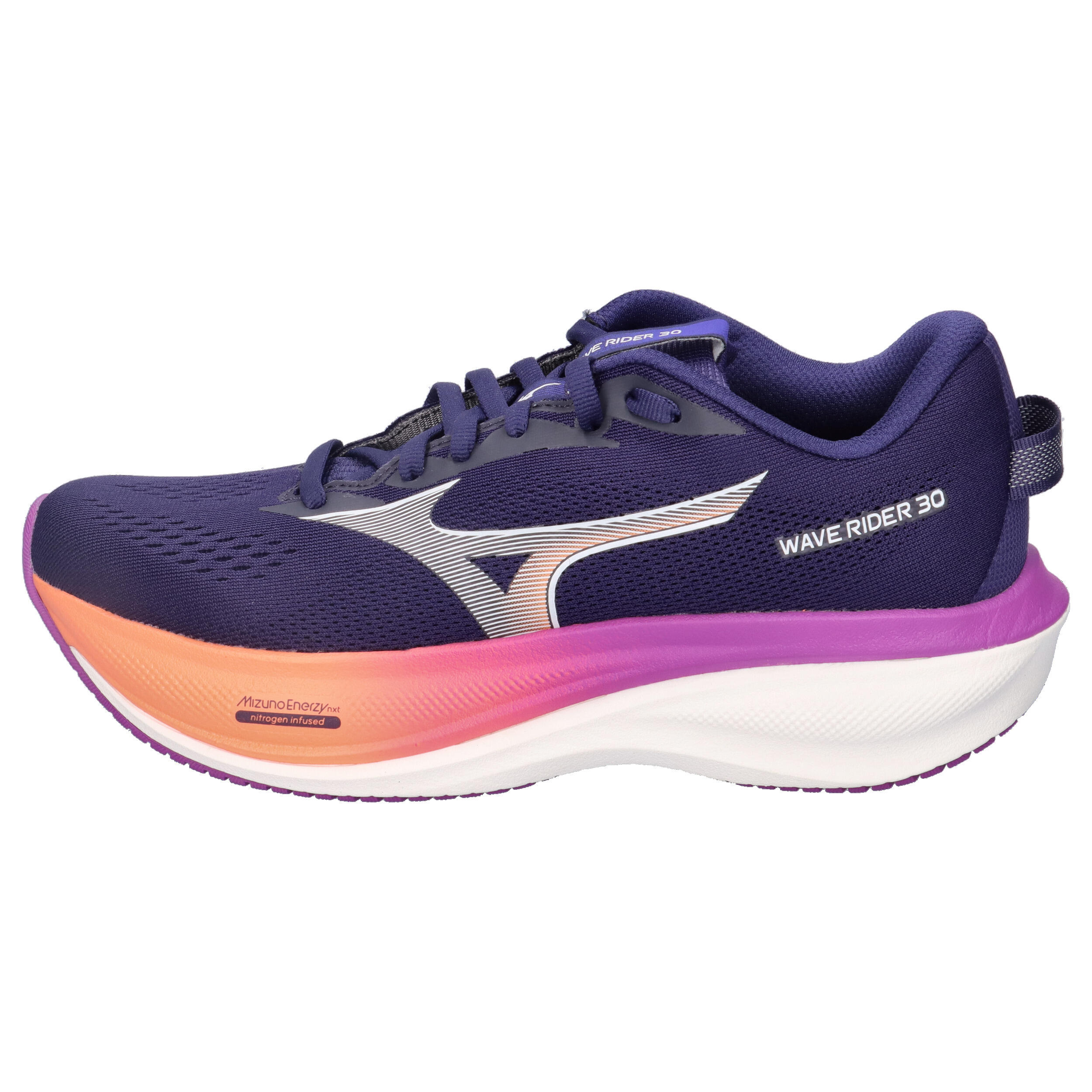 Mizuno Damen Wave Rider 30 Laufschuh J1GM262074 Rhodonite/White/Fircecracker 10/15