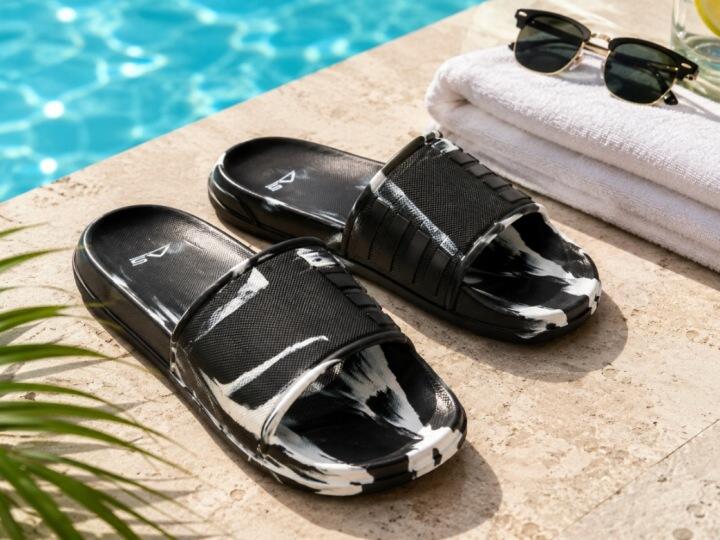 Klapki basenowe sportowe na plażę unisex Aqua-Sport Adisport 3/4