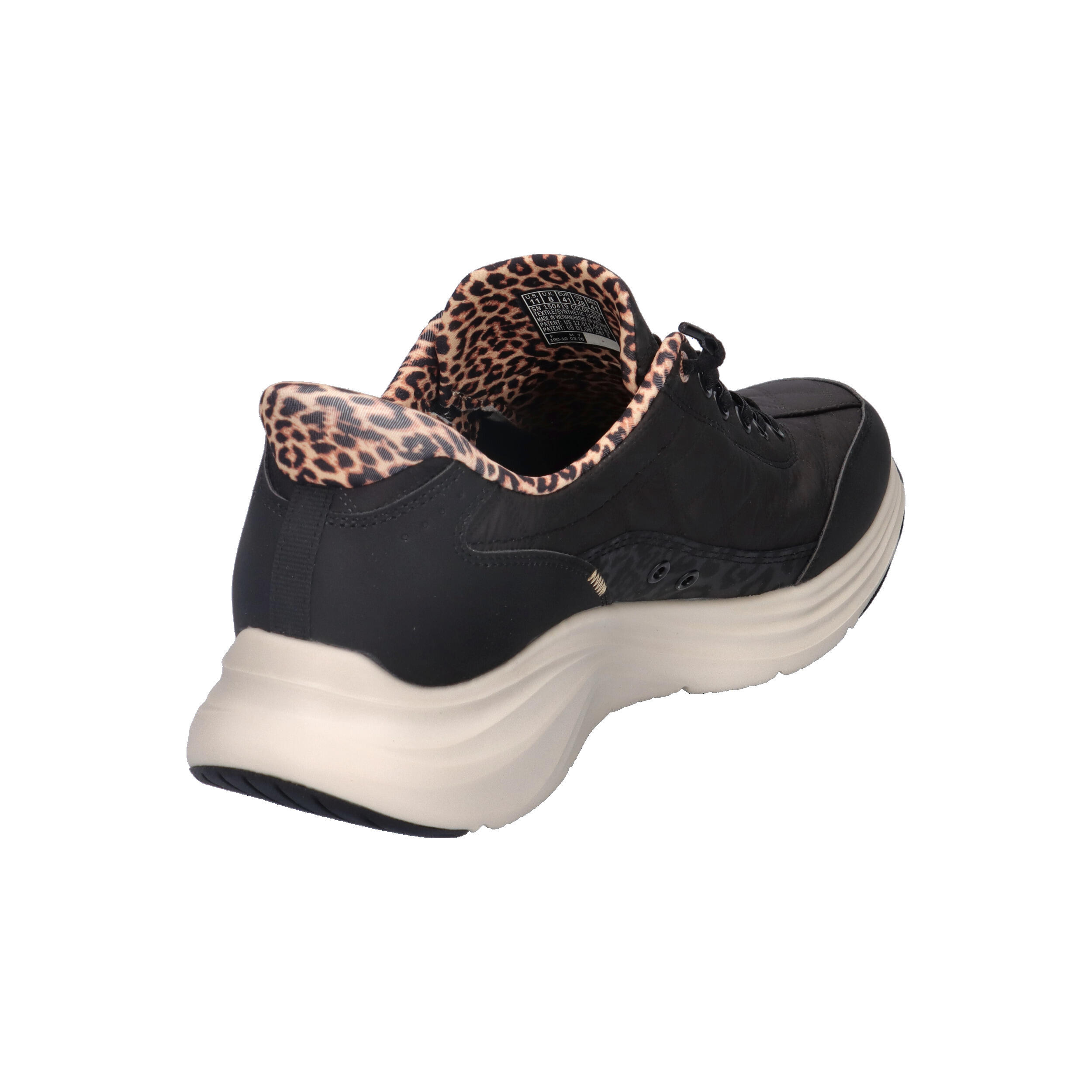 Baskets Femme Baskets Skechers CONTOUR FOAM-LEOPARD DREAM Noir Skechers 14/15