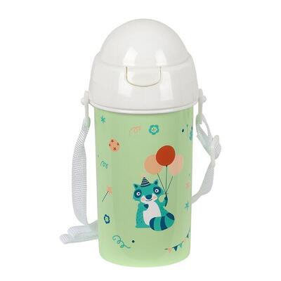 Borraccia Thermos Bambini Unicornio Rosa acciaio inossidabile con manico e