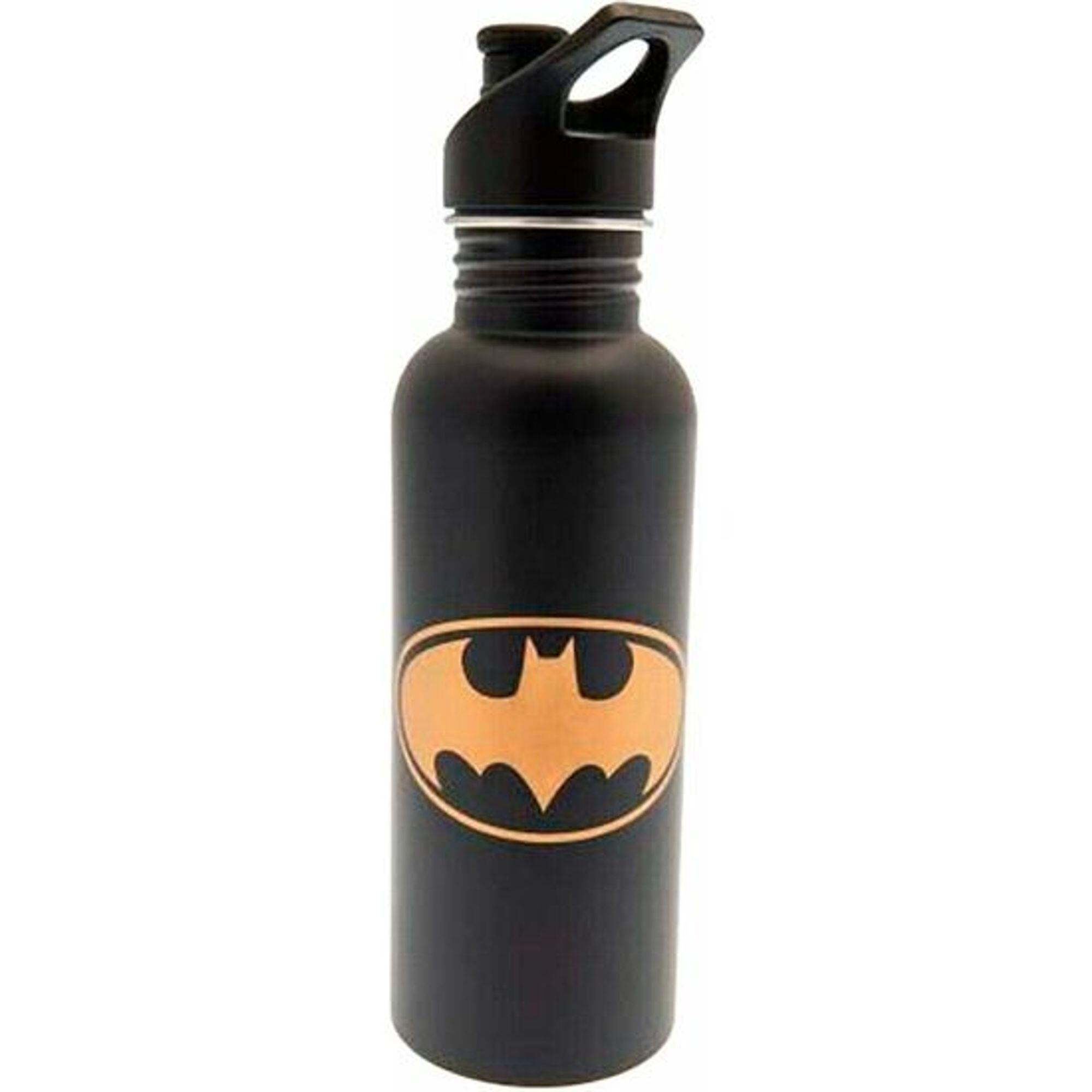 Cantimplora Adultos Batman DC Comics Negra con Logo Amarillo y Tapón Sport 0,7 L 2/2