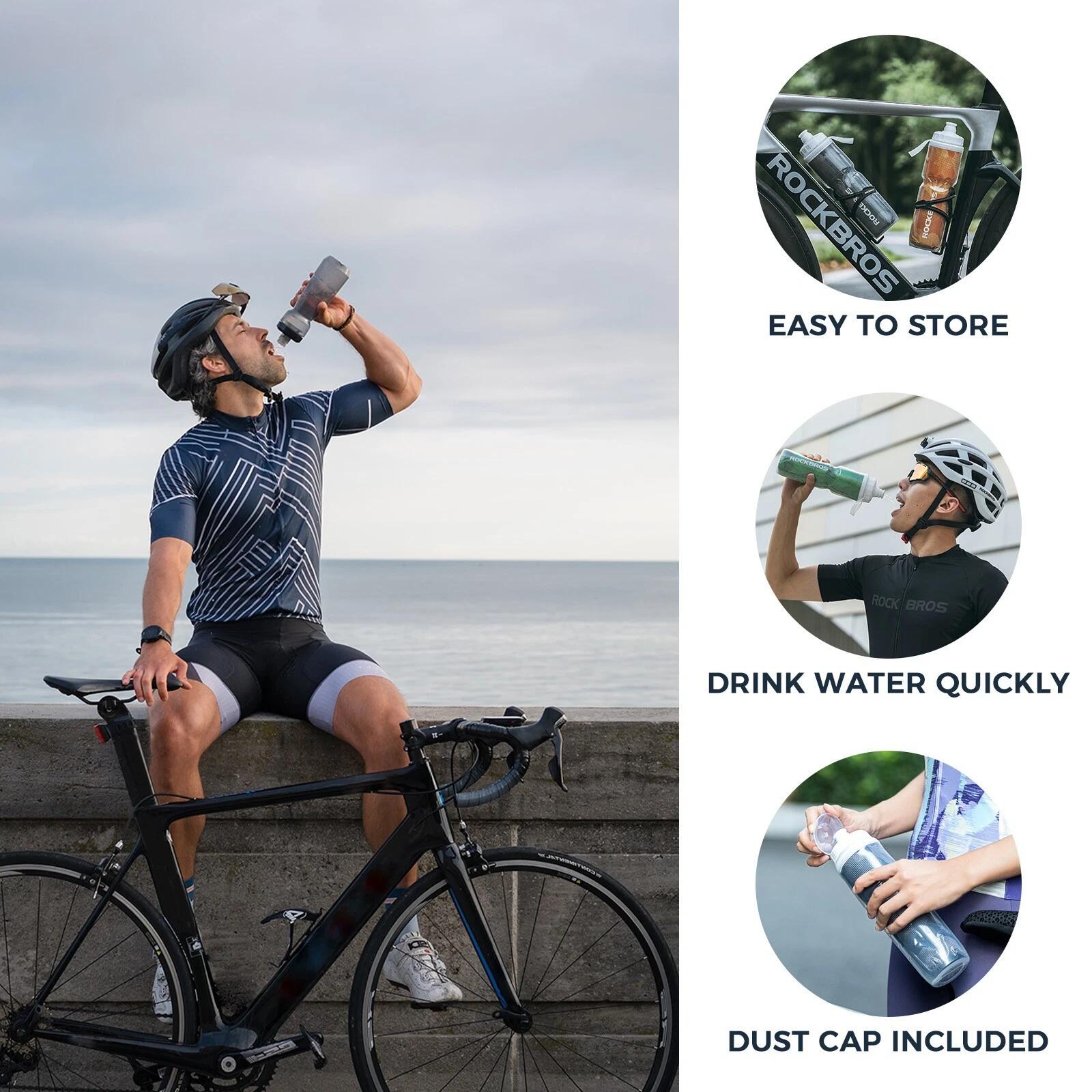 ROCKBROS Fahrrad Flasche Wasserflasche Kalt Halten 5/7