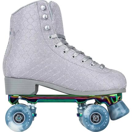 STORY Phoenix glitter-silver patines quad